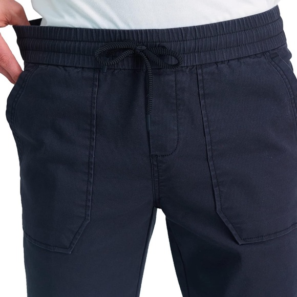 Haggar The Active Series Slim/Straight Fit Flat Front Pants Black Men Size 42x30 - Picture 5 of 12